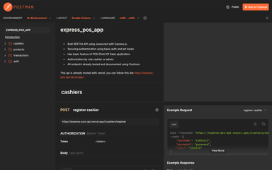 Project Image for POS(Point Of Sale) API